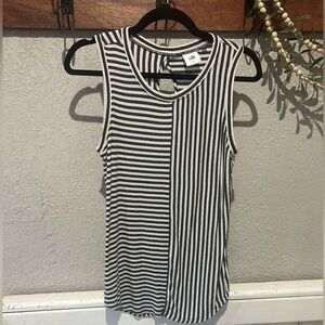 Cabi Chic Striped Sleeveless Top